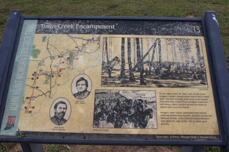 Marker 13 — Town Creek Encampment