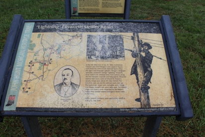 Marker 26 — "Lightning" Ellsworth Strikes Again