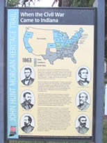 Marker 27 — When the Civil War Came to Indiana
