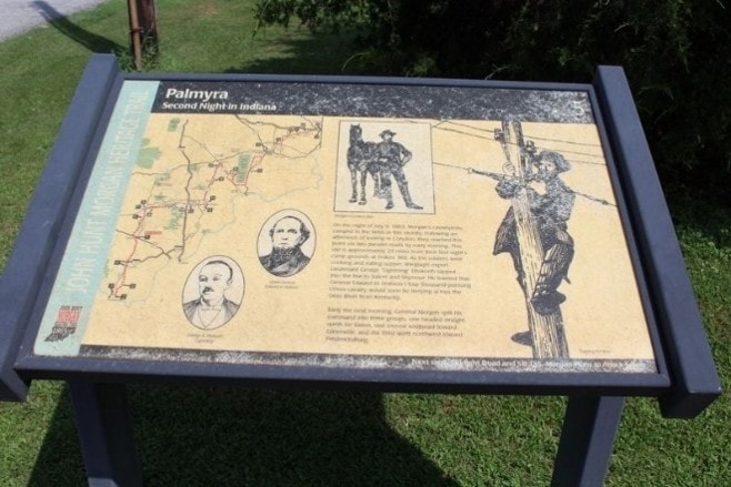 Marker 5 — Palmyra, Second Night in Indiana