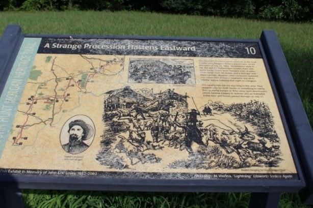 Marker 10 — A Strange Procession Hastens Eastward
